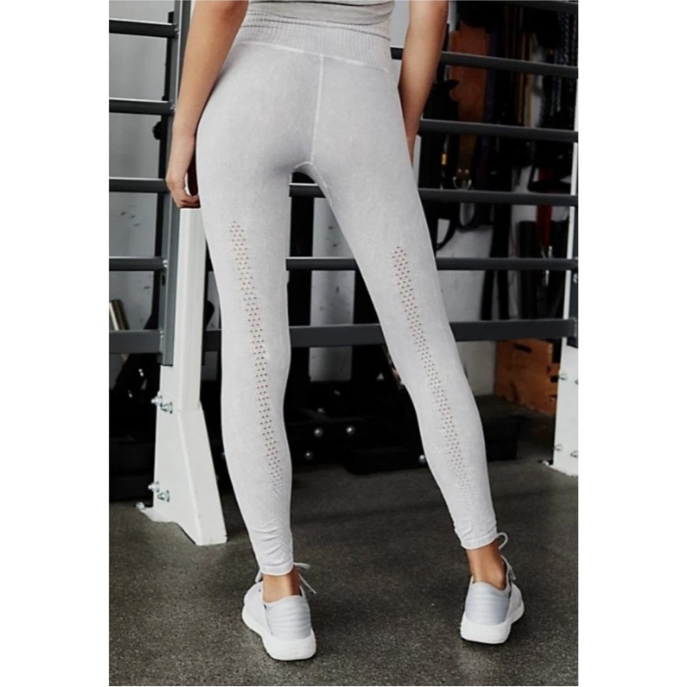 Free People Movement Good Karma Leggings In Ice Grey - Picture 8 of 9